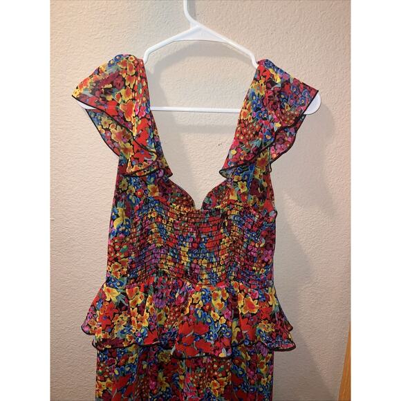 Show Me Your MuMu Colorful Floral Mini Dress - Picture 4 of 7